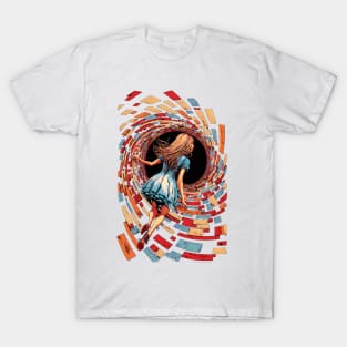 Alice in Wonderland inspired fantasy world T-Shirt